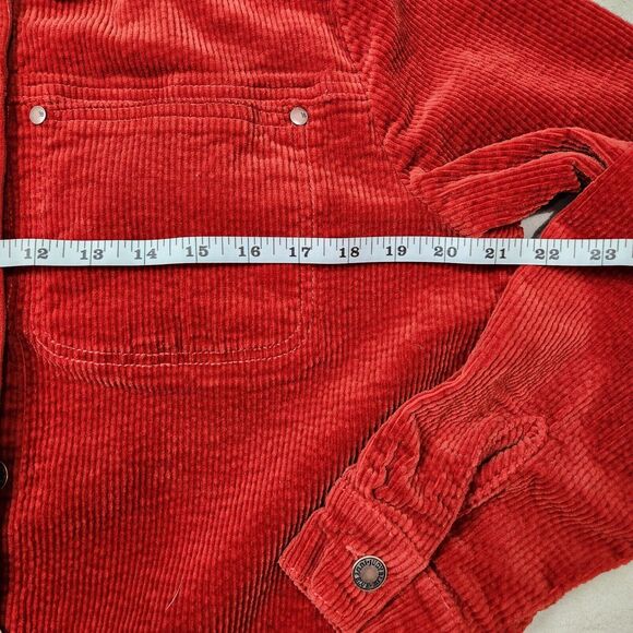 Judy Blue Corduroy Jacket Womens L Boho Western Tasseled Cowgirl ButtonUp Hippie - Picture 11 of 14